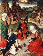Dieric Bouts The Gathering of the Manna oil painting reproduction